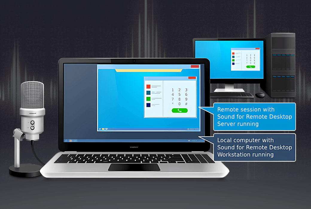 Sound for Remote Desktop audio redirection remote desktop software截图