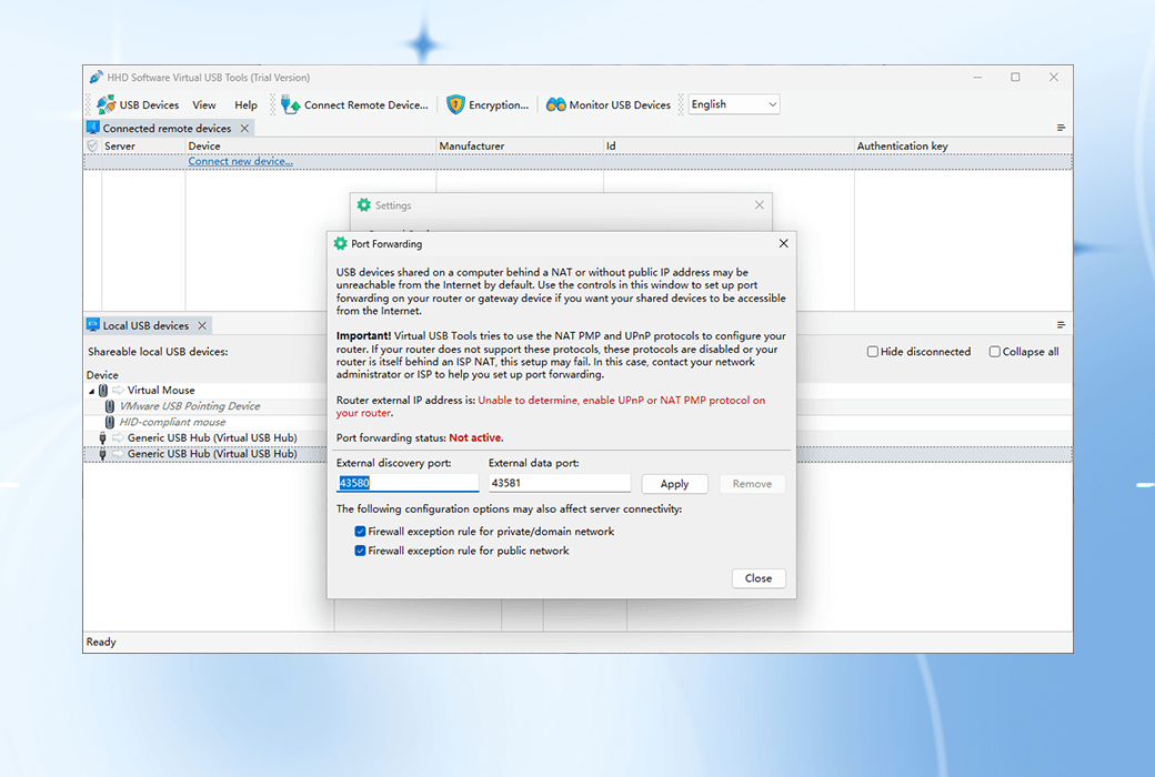 Virtual USB Tools USB device redirection tool software截图