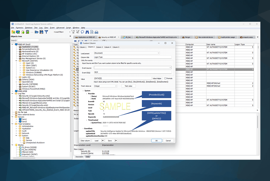 📊 Event Log Explorer -  Windows 事件日志分析工具 📊