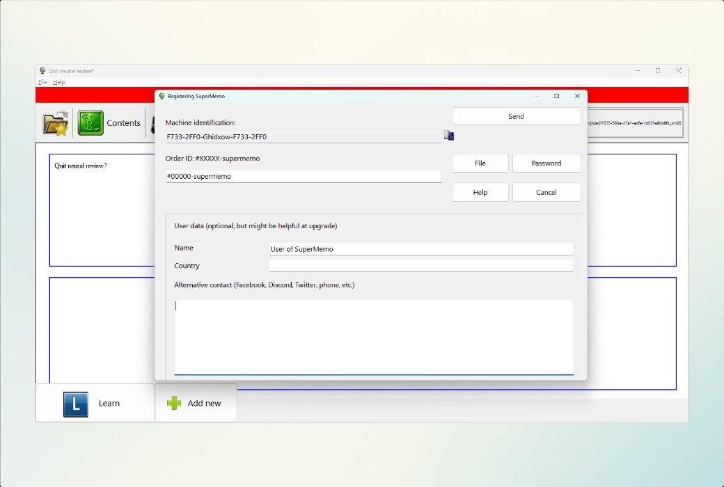 SuperMemo 20 Lernsoftware für Super-Memorierung截图