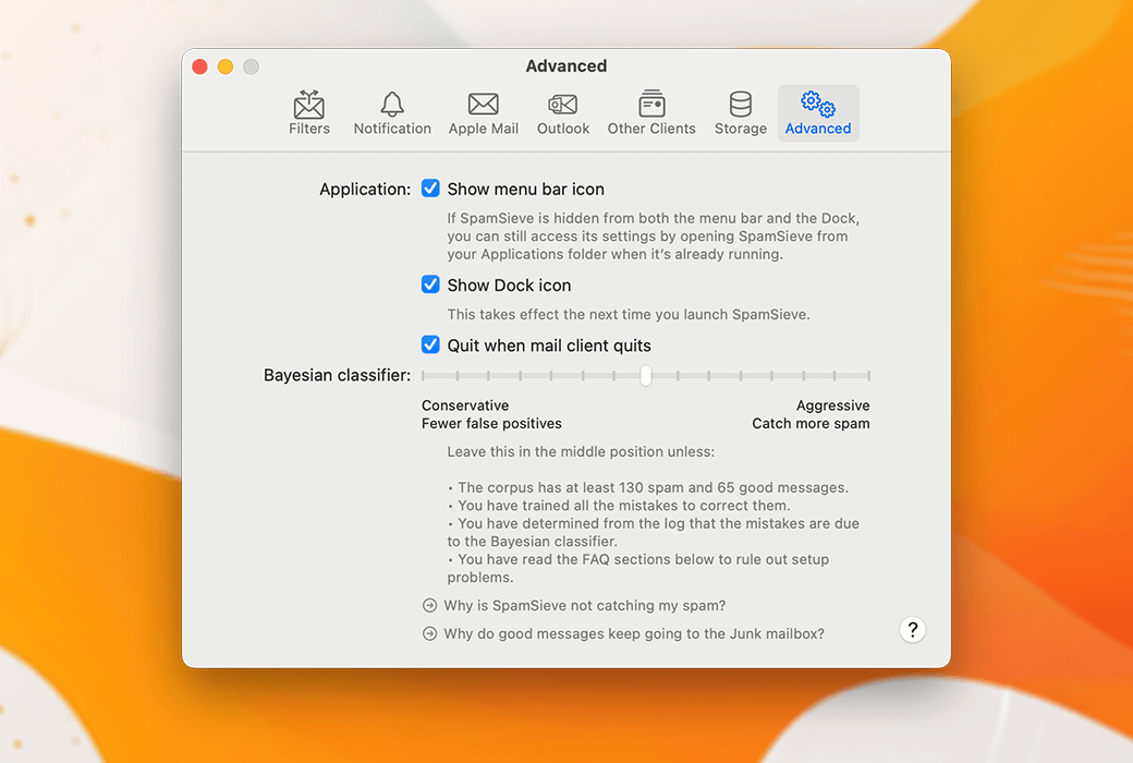 🛡️ SpamSieve Mac 上专业的垃圾邮件过滤器