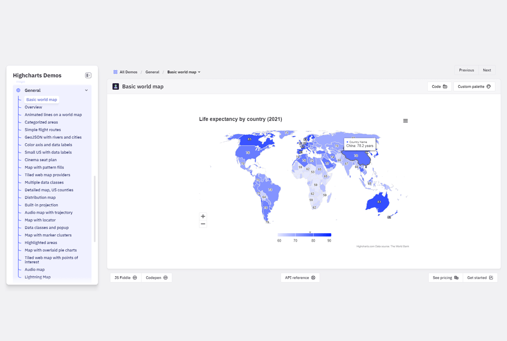 🗺️ Highcharts Maps - 交互式地图生成工具 🗺️