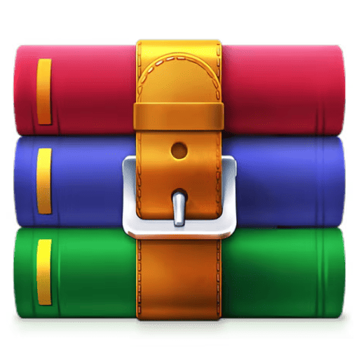 WinRAR 7 Well-Known Decompression Tool Software LOGO