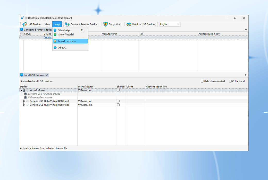 Virtual USB Tools USB device redirection tool software截图