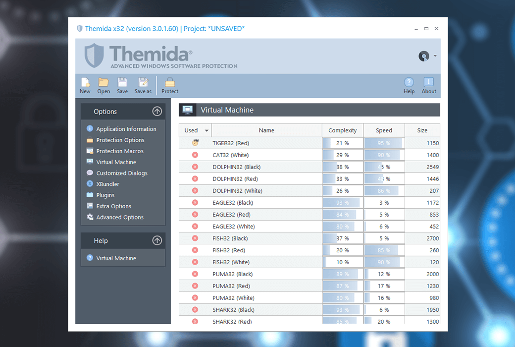 Themida Professional Software Protection and Encryption Tool System Software截图