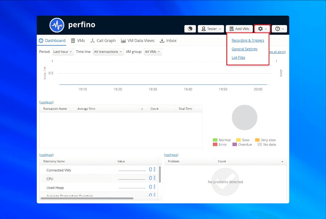 perfino Java 性能监控分析工具软件截图