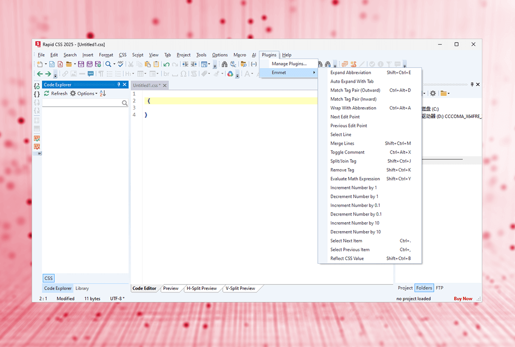 🎨 Rapid CSS Editor：轻量级 HTML 和 CSS3 编辑器，新手友好且功能强大