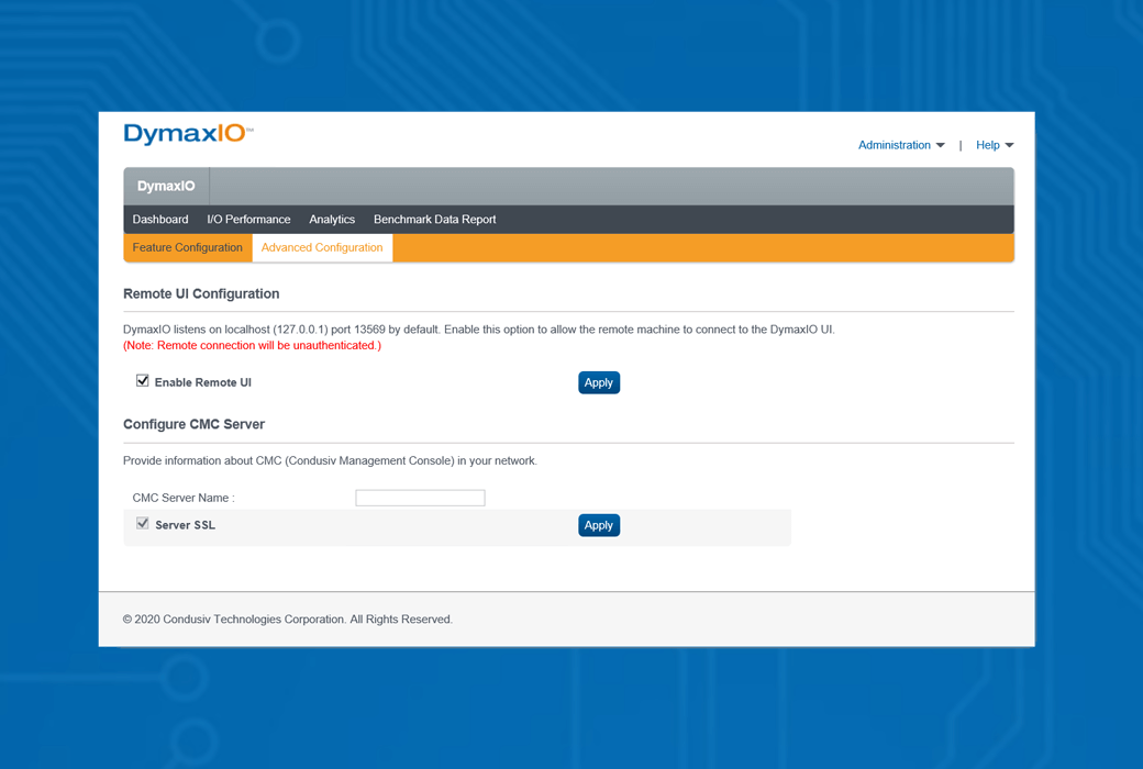 DymaxIO 电脑系统 I/O 性能提升工具软件截图