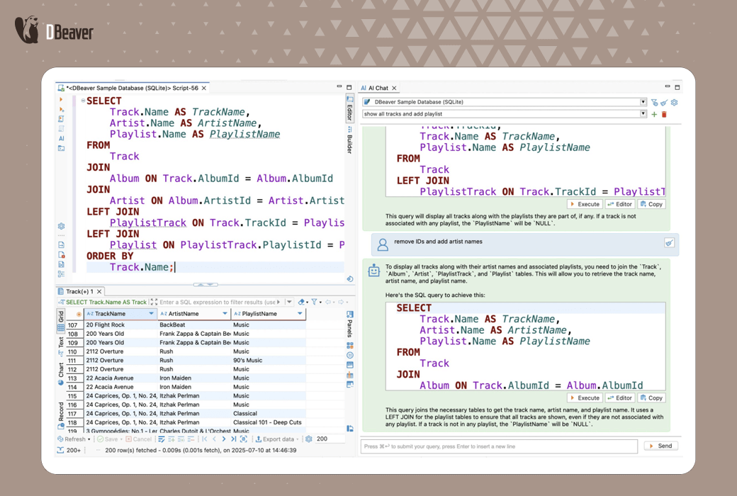 DBeaver Team Desktop Database Management Tool Software截图