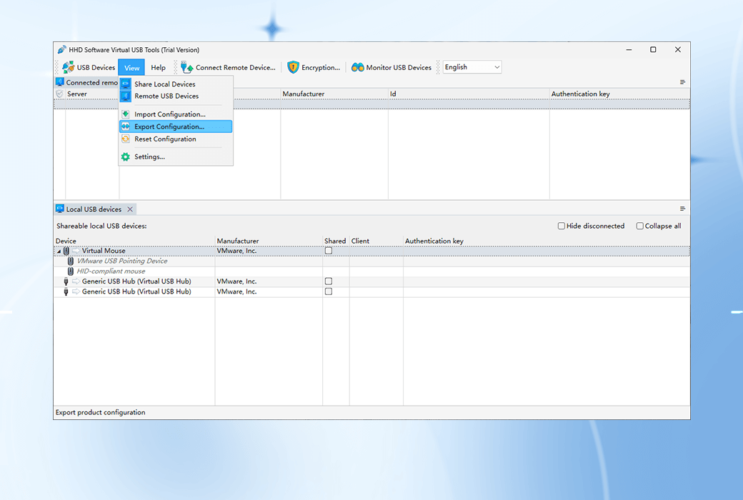Virtual USB Tools USB device redirection tool software截图