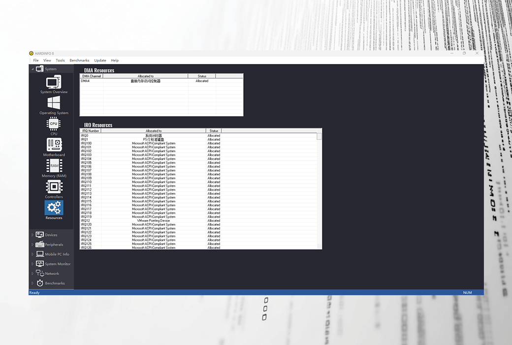 HARDiNFO Pro 8 系统信息基准测试硬件数据工具软件截图