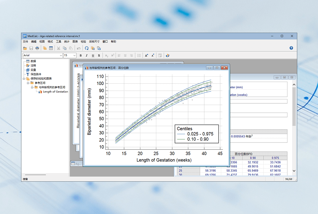 MedCalc 专业生物医学研究统计工具软件截图