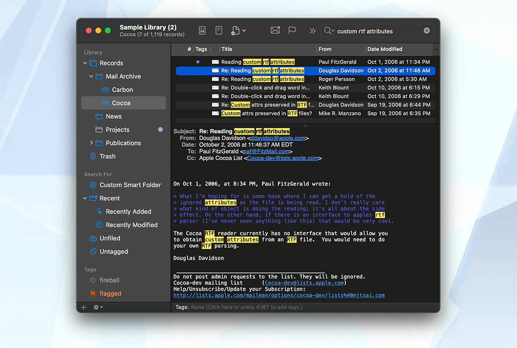 📚 EagleFiler：Mac 上的全能文件与邮件管理专家