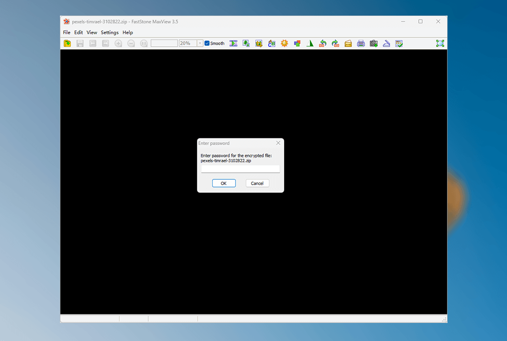 FastStone MaxView แพคเกจการบีบอัดซอฟต์แวร์เครื่องมือดูรูปภาพ截图