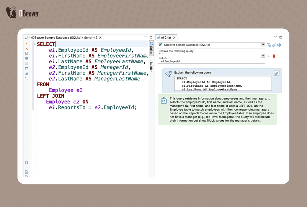DBeaver Lite 桌面数据库管理工具软件截图