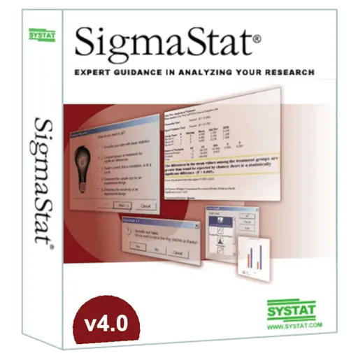 SigmaStat v4 智慧數據統計分析視覺化工具軟體 LOGO