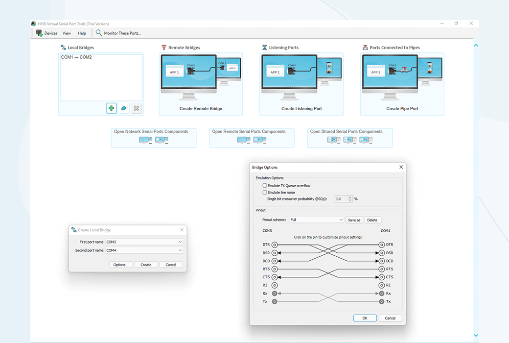 🌐 Virtual Serial Ports - 虚拟串口套件 🌐