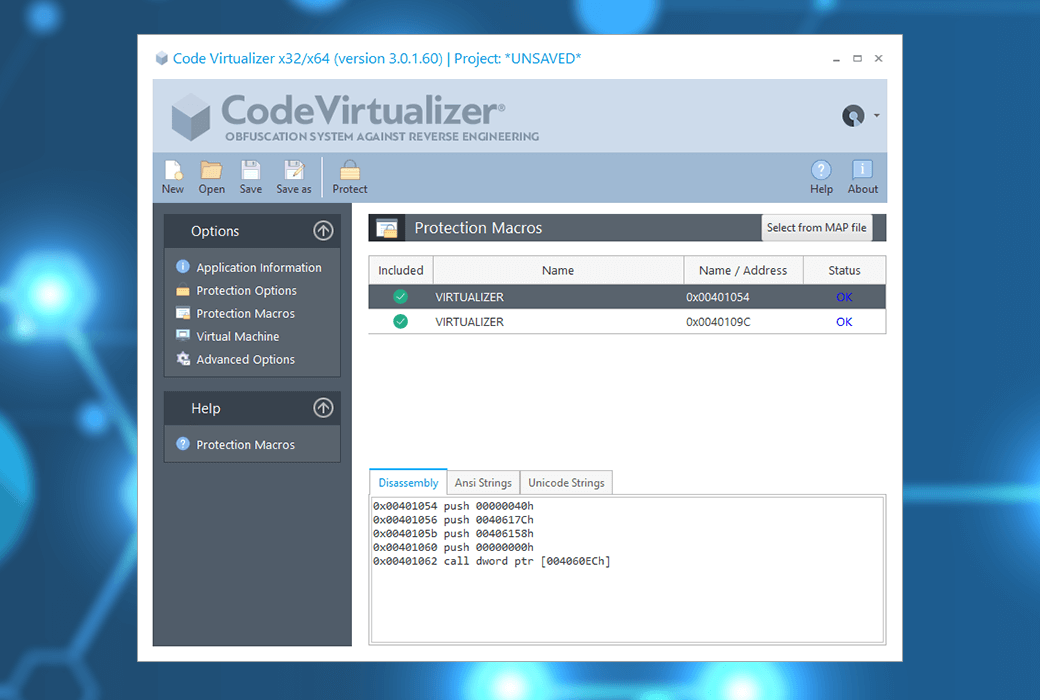 Code Virtualizer 代码虚拟化混淆系统工具软件截图