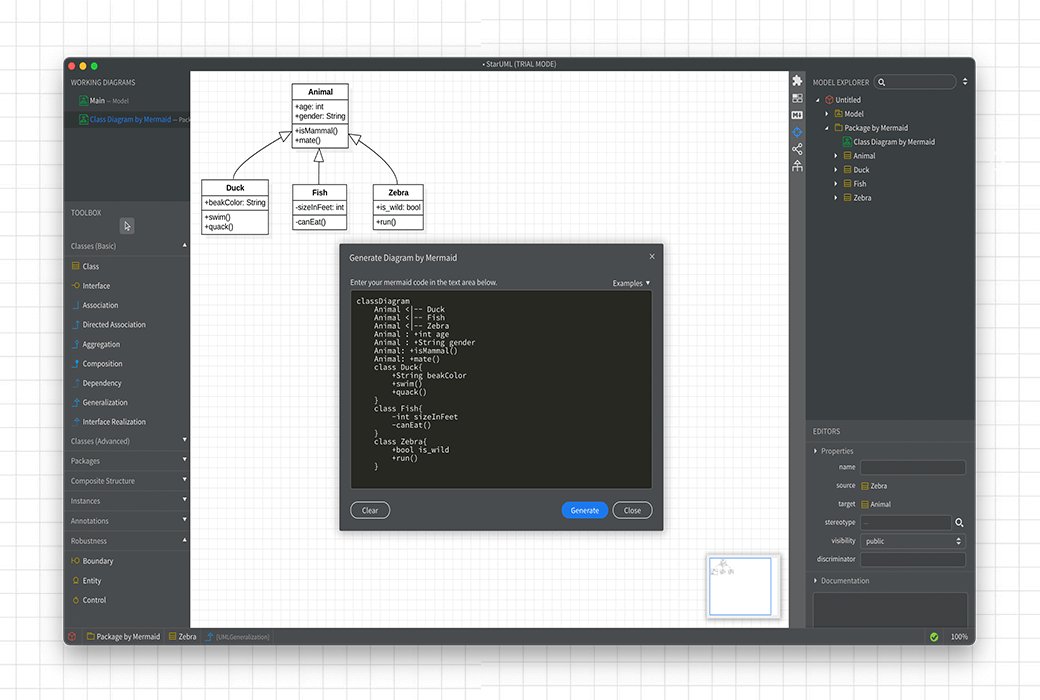 StarUML 7 UML 전문 모델링 개발 도구 소프트웨어截图