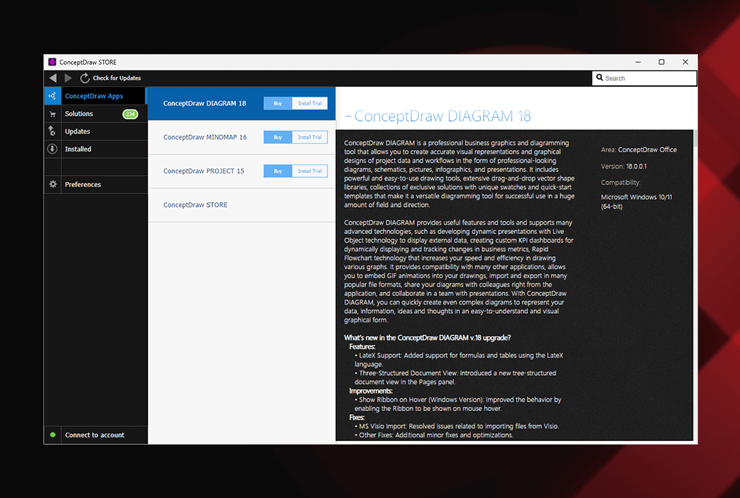 ConceptDraw OFFICE 11 全家桶办公套件工具软件截图