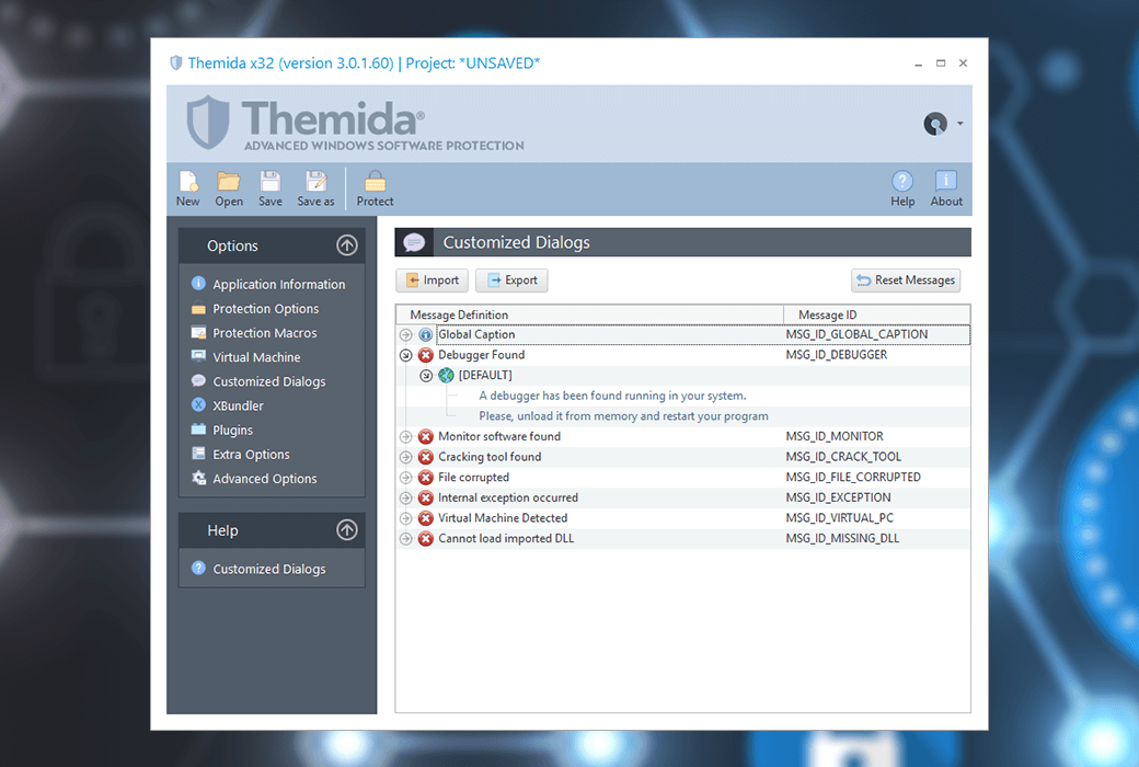 Themida Professional Software Protection and Encryption Tool System Software截图
