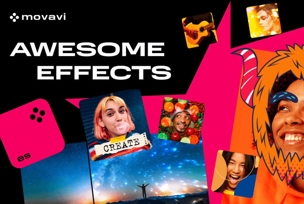 Movavi Effects Creative Effects Background Music Library截图