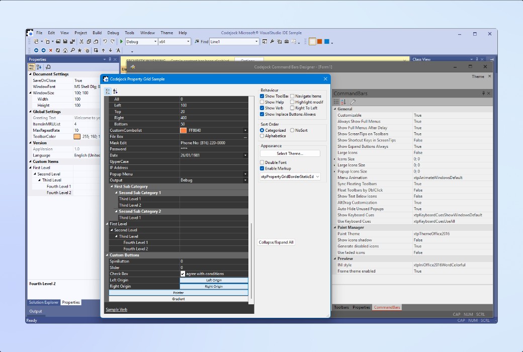 Toolkit Pro for Visual C++ MFC 软件工具开发包截图