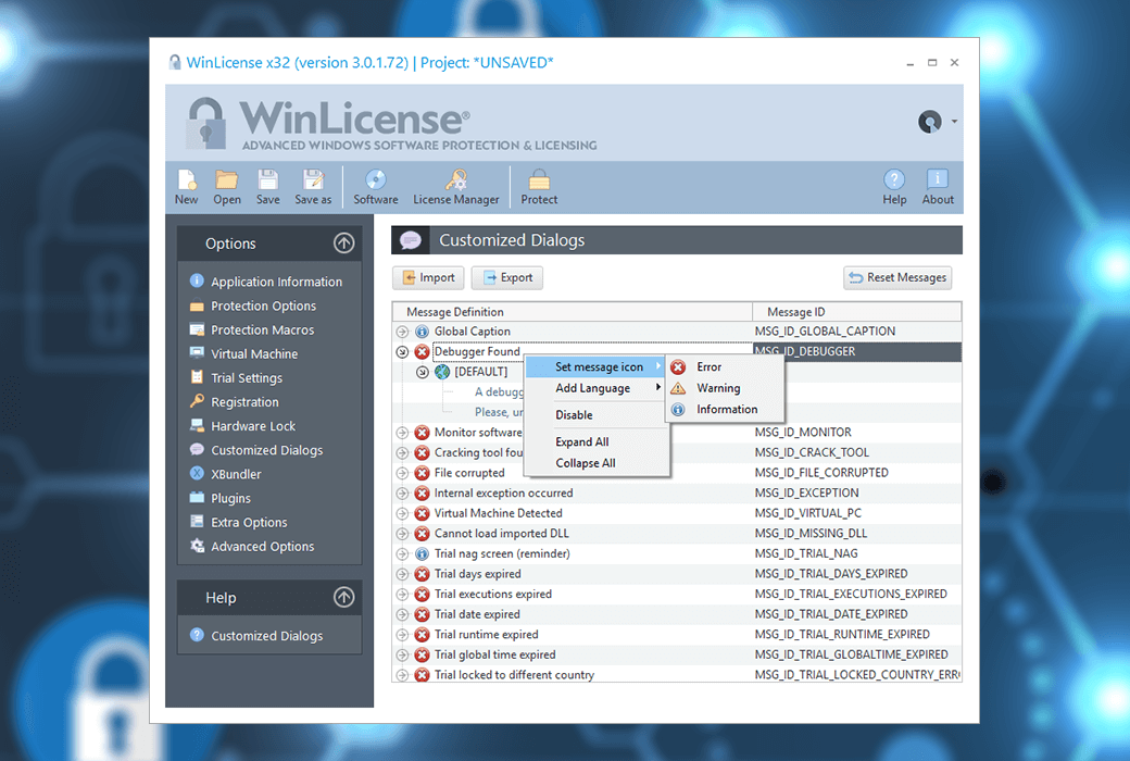 WinLicense 軟件保護與許可管理工具軟體截图