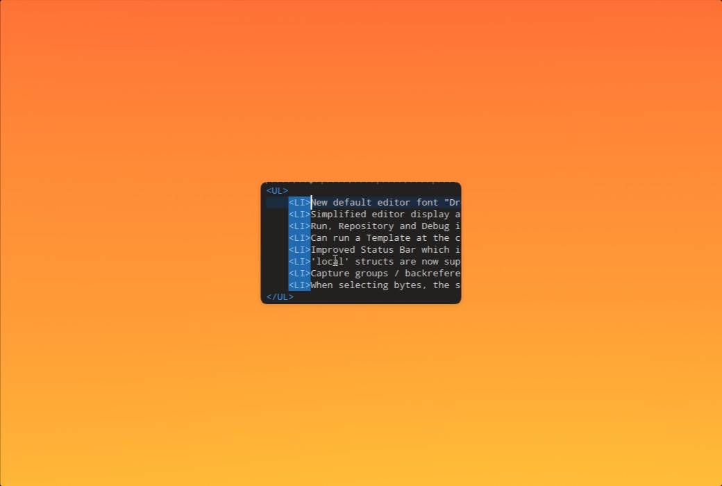 010 Editor Pro Text and Hexadecimal Editor Software截图