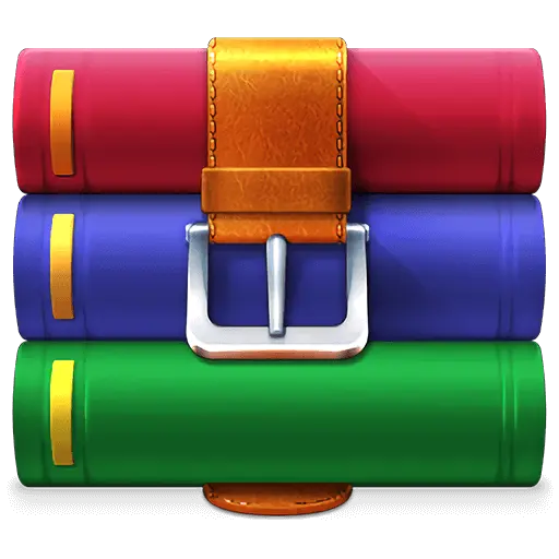 WinRAR 7, an old and well-known decompression tool software LOGO