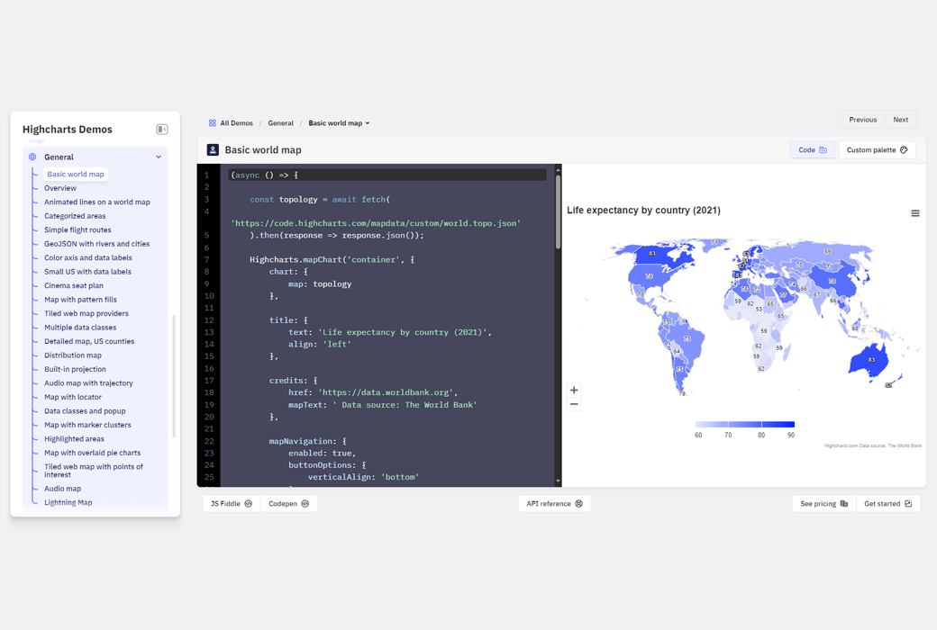 🗺️ Highcharts Maps - 交互式地图生成工具 🗺️