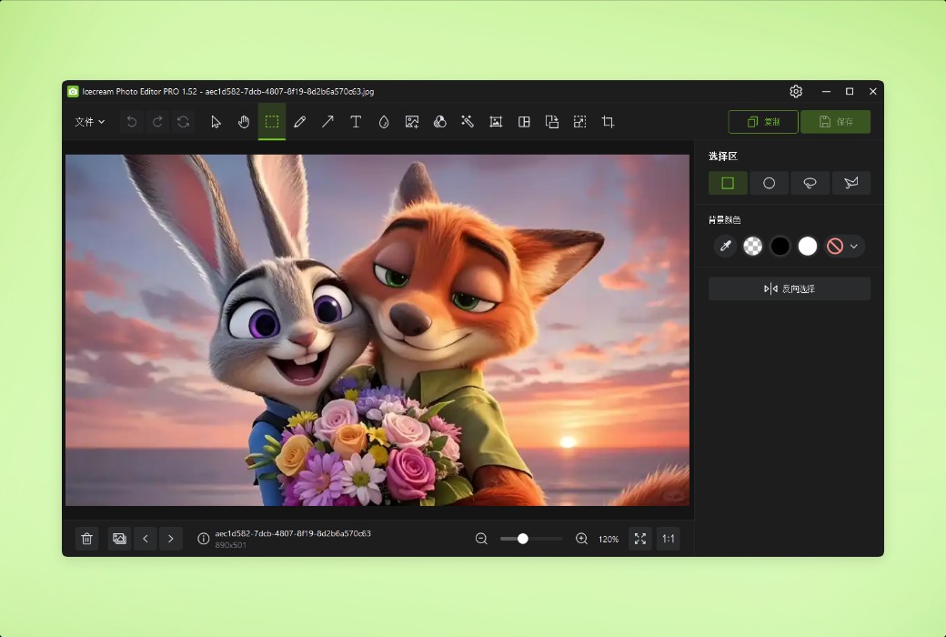 Icecream Photo Editor photo editing and management tool software截图