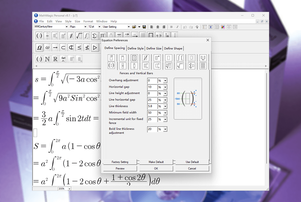 MathMagic Pro InDesign 訂閱版數學方程式編輯器工具軟體截图