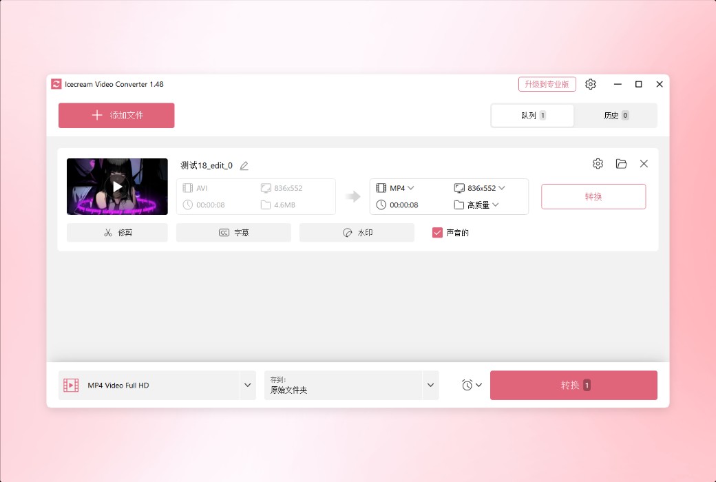 Icecream Video Converter Công cụ chuyển đổi video chuyên nghiệp截图