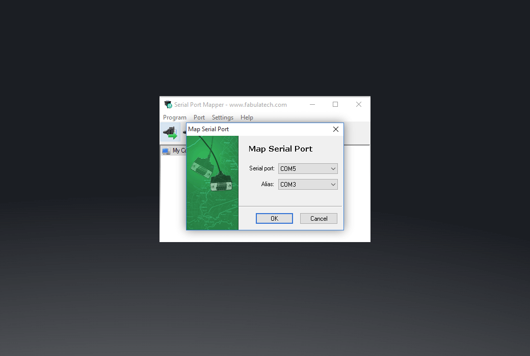 Serial Port Mapper Serial 포트 매핑 도구 소프트웨어截图