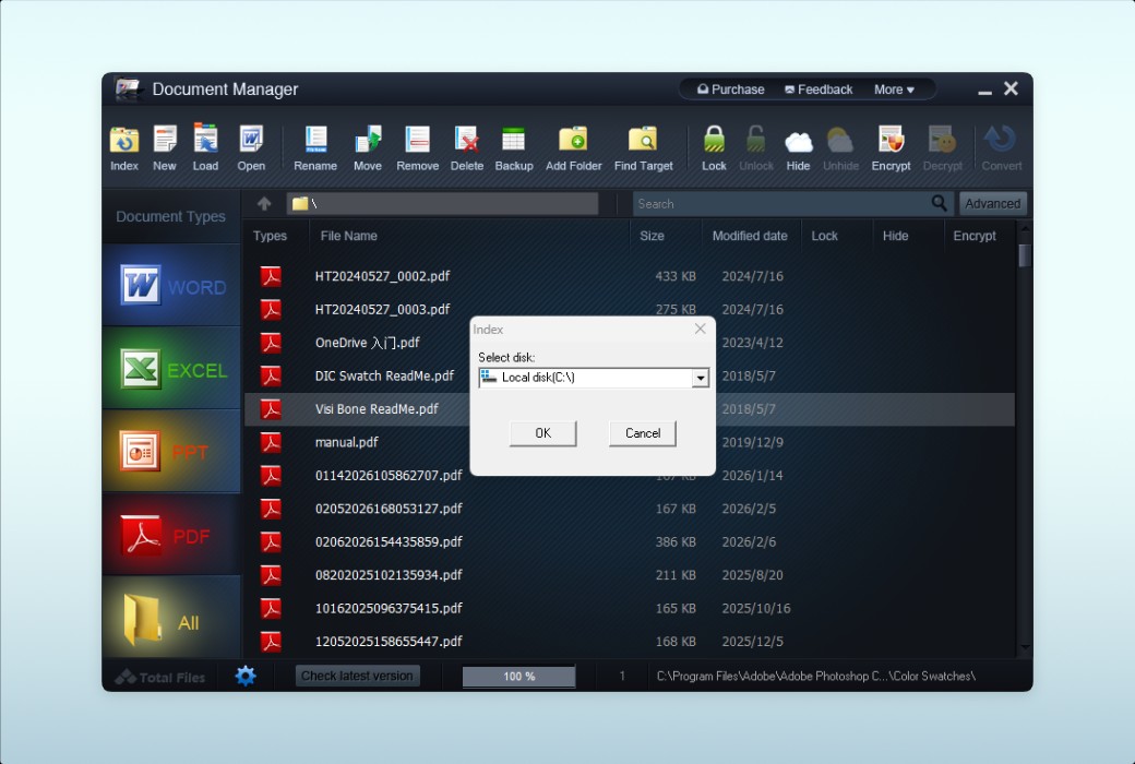 WonderFox 办公文档管理加密隐藏器工具软件截图
