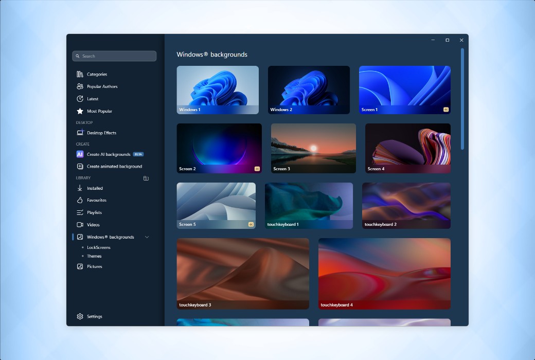 DeskScapes 2026 Dynamic Desktop Wallpaper Video Tool Software截图