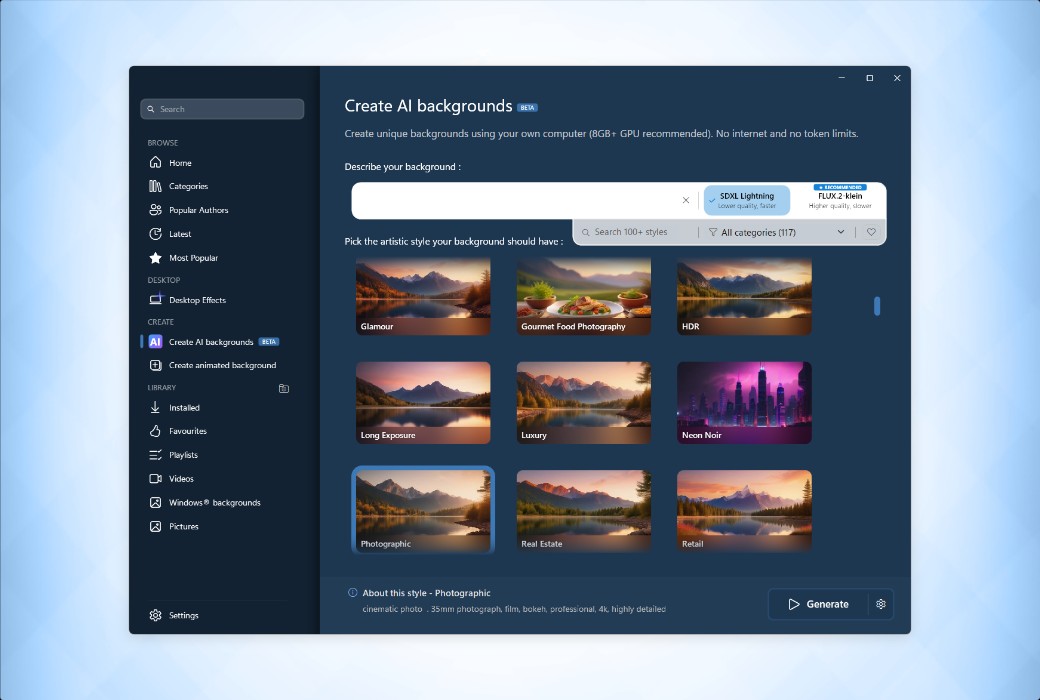 DeskScapes 2026 Dynamic Desktop Wallpaper Video Tool Software截图