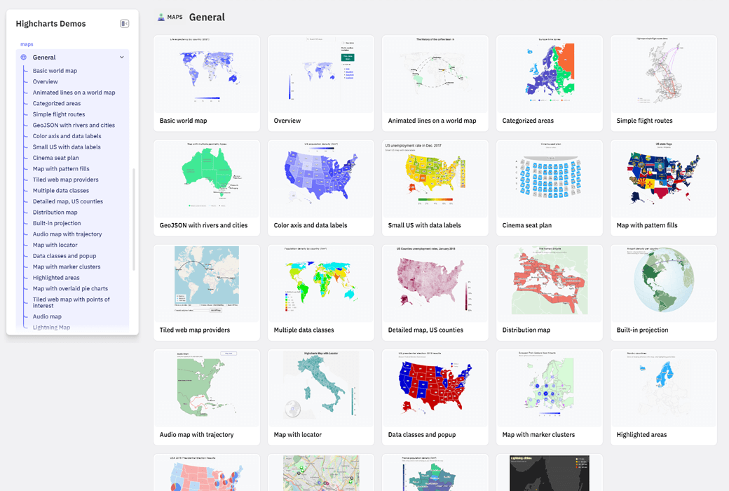 🗺️ Highcharts Maps - 交互式地图生成工具 🗺️