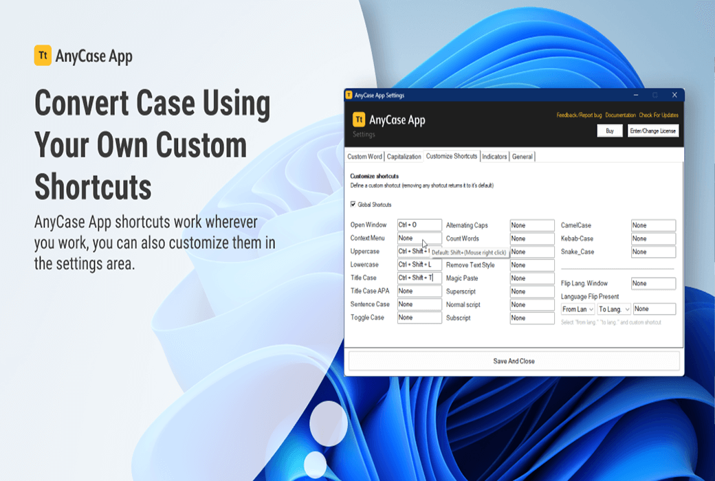 AnyCase App 文本格式转换器工具软件截图