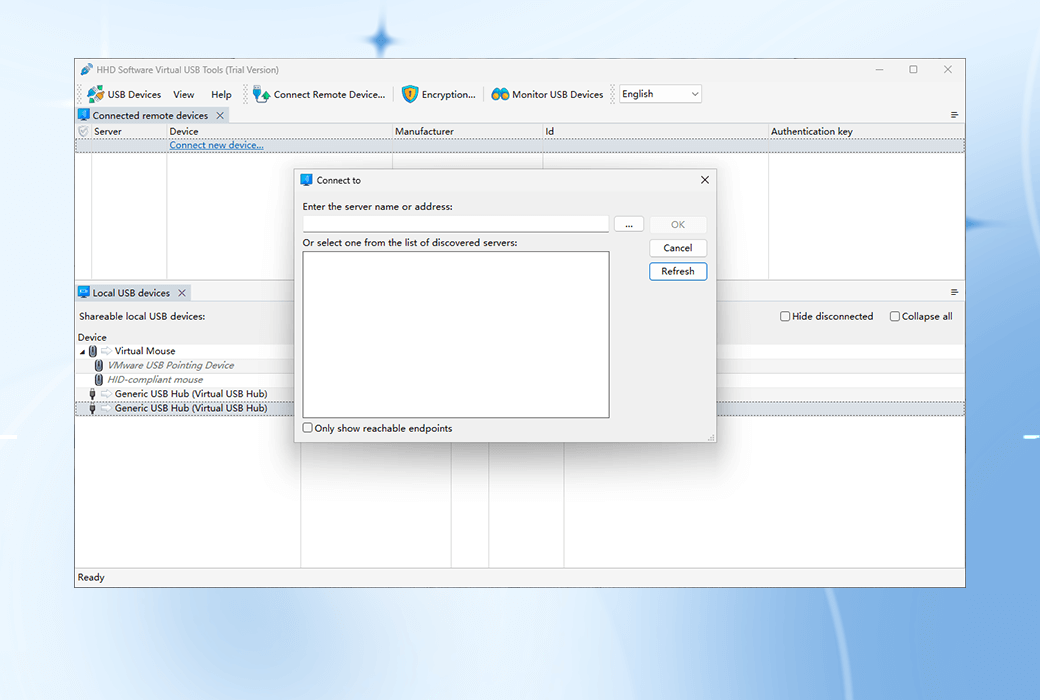 Virtual USB Tools USB device redirection tool software截图