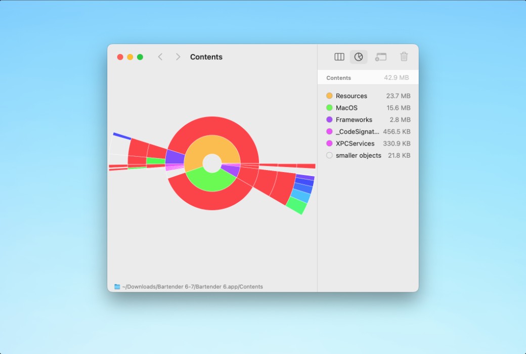 Path Finder Mac 文件管理器软件截图