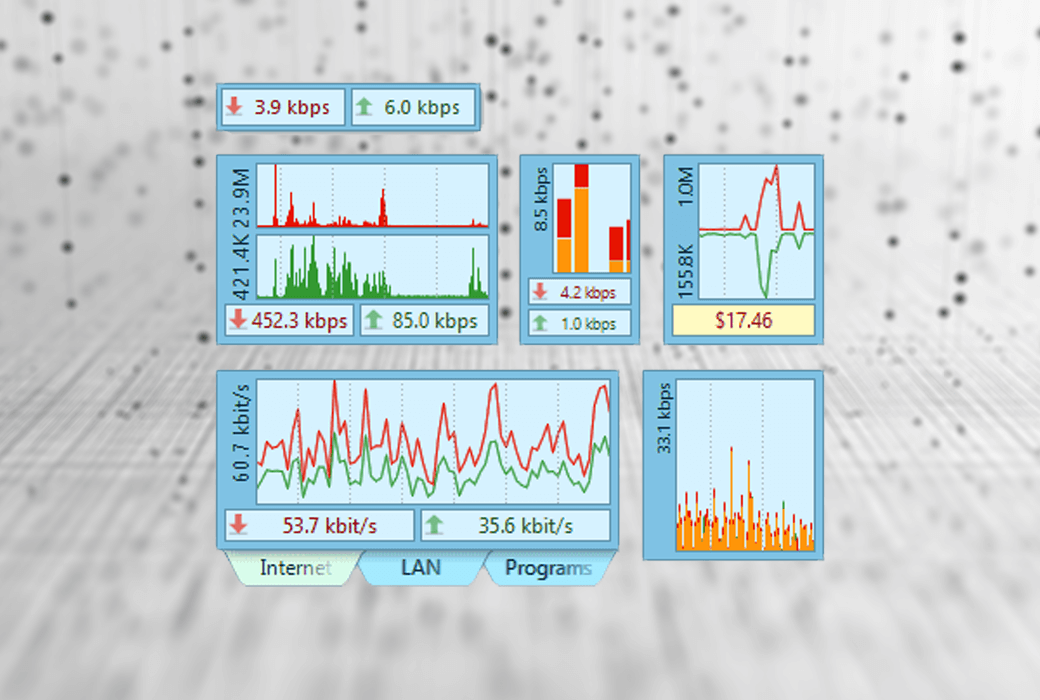 DU Meter Network Connection Traffic Data Monitoring Tool Software截图