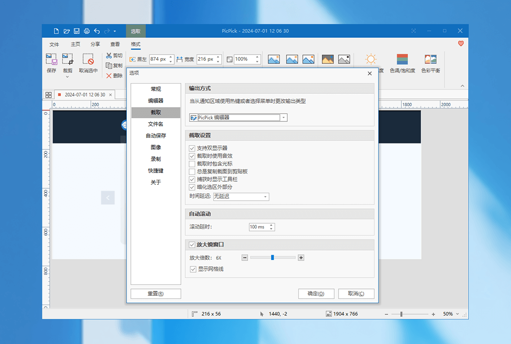 PicPick Professional Screenshot Image Editor Tool Software截图