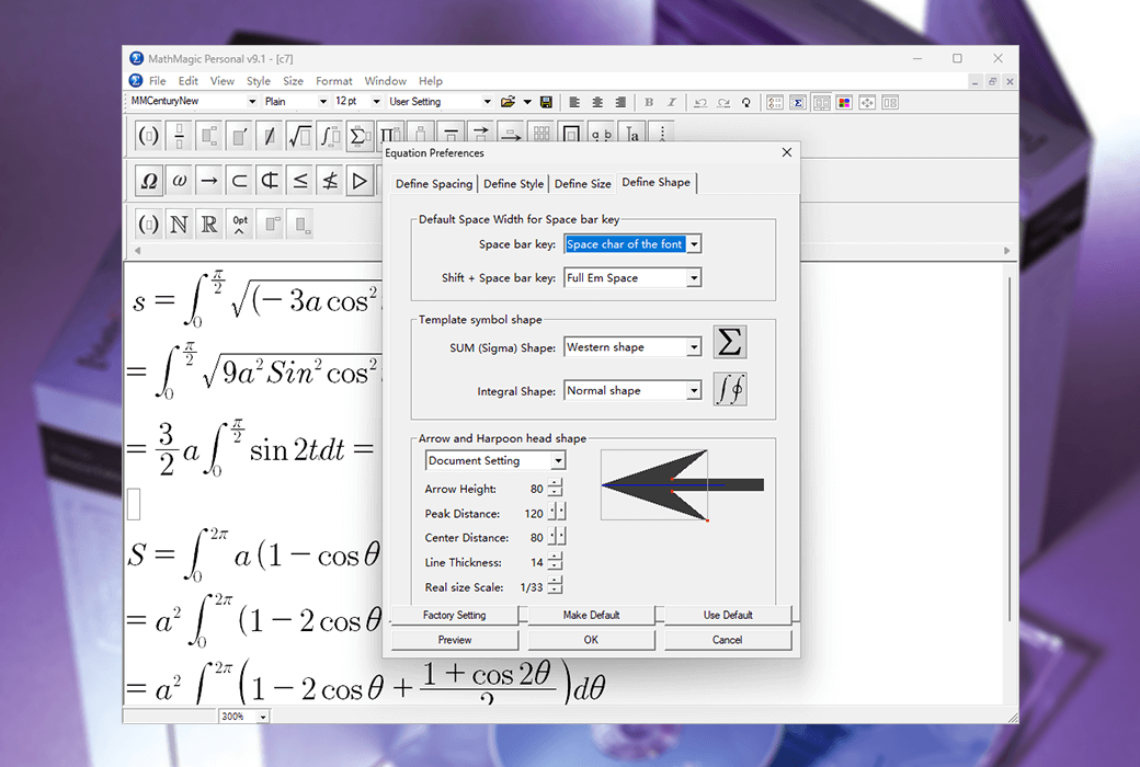 MathMagic Pro InDesign 訂閱版數學方程式編輯器工具軟體截图