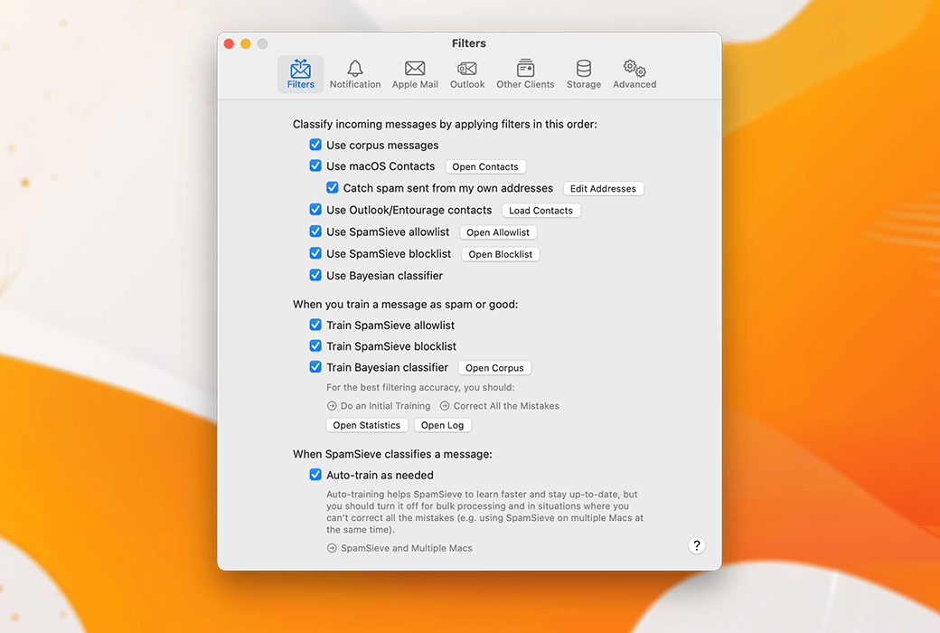 🛡️ SpamSieve Mac 上专业的垃圾邮件过滤器