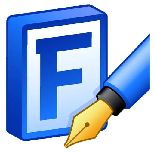 FontCreator 15 multifunctional font design and production editor software LOGO