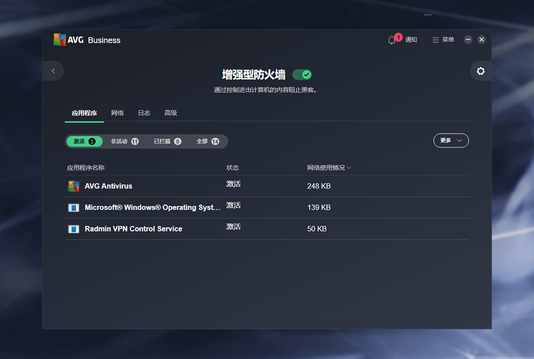 Антивирусное программное обеспечение AVG AntiVirus Business Edition для корпоративных серверов截图