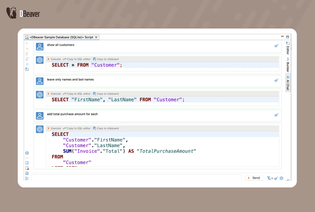 Phần mềm quản lý cơ sở dữ liệu máy tính để bàn DBeaver Enterprise截图