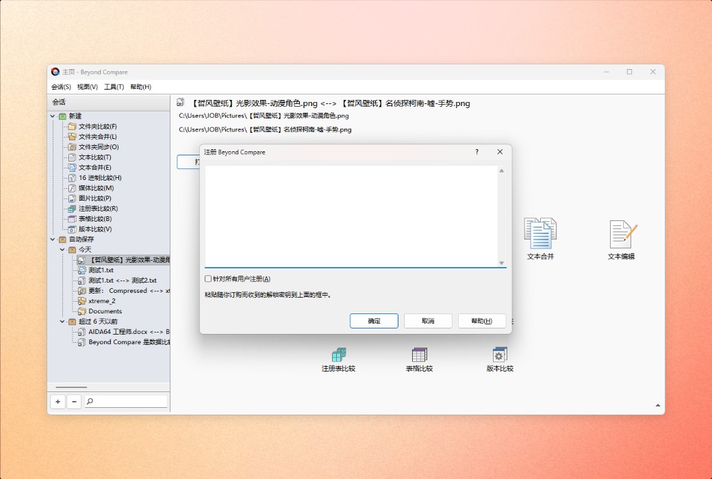 Beyond Compare 5 檔案程式碼資料夾對比工具軟體截图